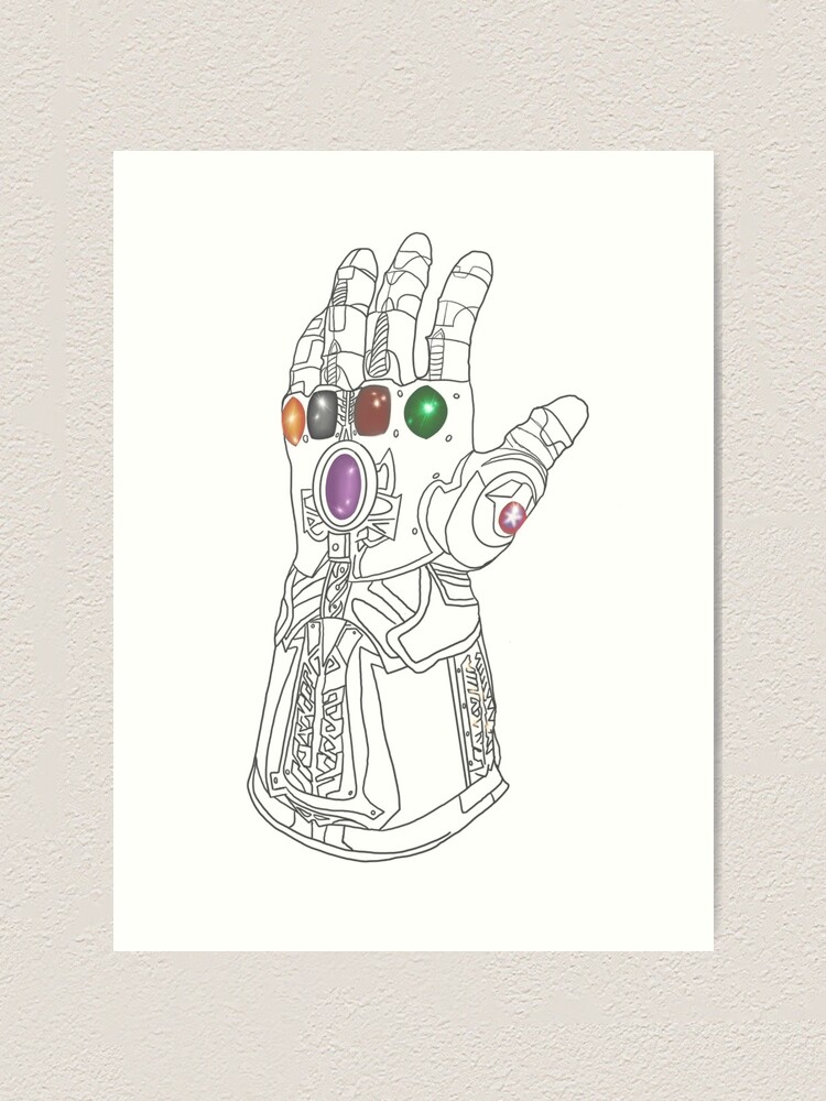 How to Draw Infinity Gauntlet | The Avengers | Step by Step - YouTube