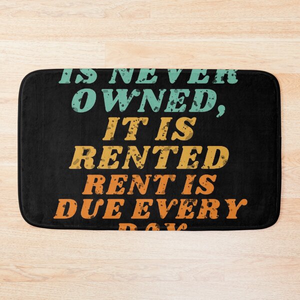 Item preview, Success Is Never Owned It Is Rented Rent Is Due Every Day | Motivation Quote designed and sold by BECOOOL.