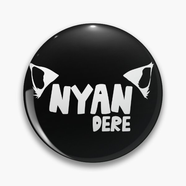 Item preview, Nyandere Sign Lettering with Kitty Ears Anime Otaku designed and sold by Crapt.
