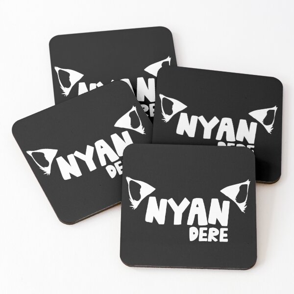 Item preview, Nyandere Sign Lettering with Kitty Ears Anime Otaku designed and sold by Crapt.