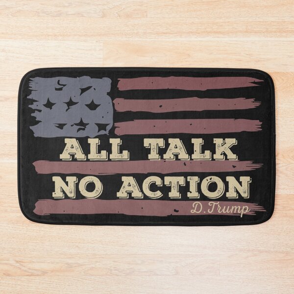 Item preview, All Talk No Action President Debate USA Flag designed and sold by ABulgov.