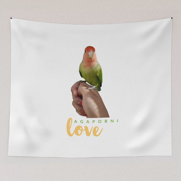 Item preview, AGAPORNI - LOVE - ANIMALS - birds  love agaporni  designed and sold by Tropical Blood.