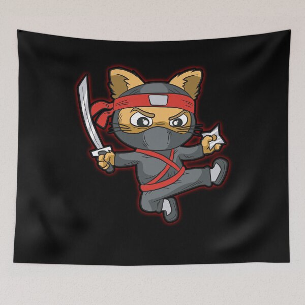 Item preview, Ninja Cat designed and sold by Moonpie90.