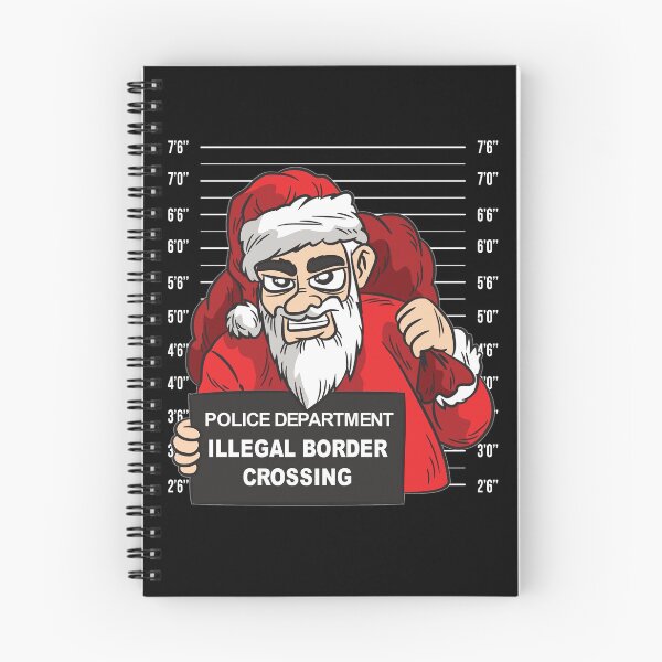 Item preview, Santa Claus Illegal Border Crossing designed and sold by Moonpie90.