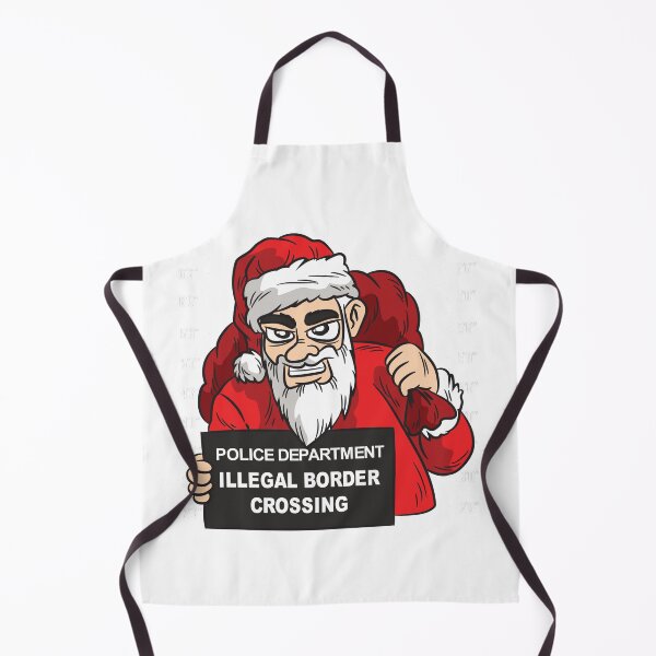 Item preview, Santa Claus Illegal Border Crossing designed and sold by Moonpie90.