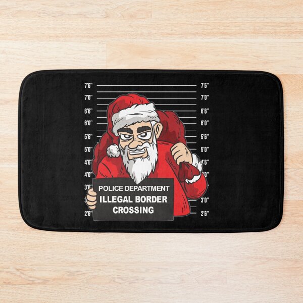 Item preview, Santa Claus Illegal Border Crossing designed and sold by Moonpie90.
