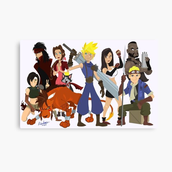 Final Fantasy 7: Complete Canvas Print