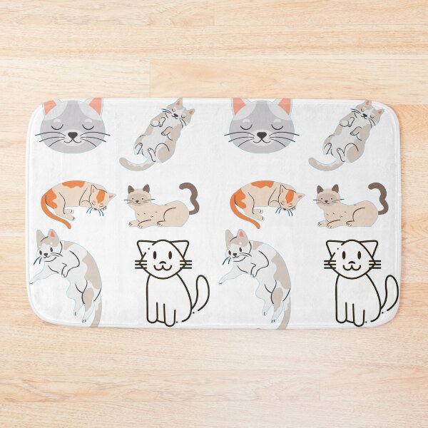 Item preview, cute little cats, animal nature designed and sold by Isabelle Calisto.