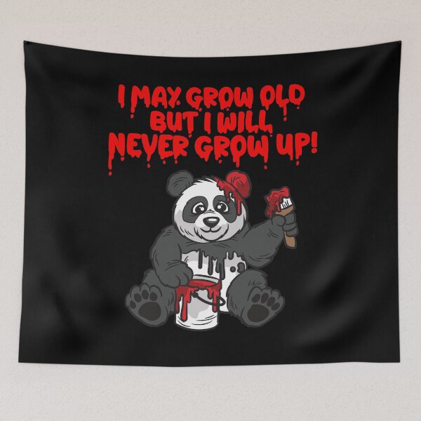 Item preview, Never Grow up Panda  designed and sold by Moonpie90.