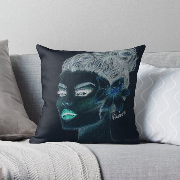 Dark night Throw Pillow