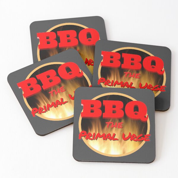 Item preview, BBQ the Primal Urge Mens Barbecue Food Design designed and sold by pbstylesetters.