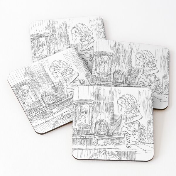 Item preview, Alice Going Through the Mantle Mirror,  TeresaTown at Redbubble, 2020 designed and sold by Mark Stansberry.