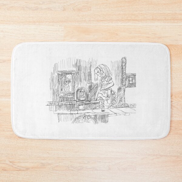Item preview, Alice Going Through the Mantle Mirror,  TeresaTown at Redbubble, 2020 designed and sold by Mark Stansberry.