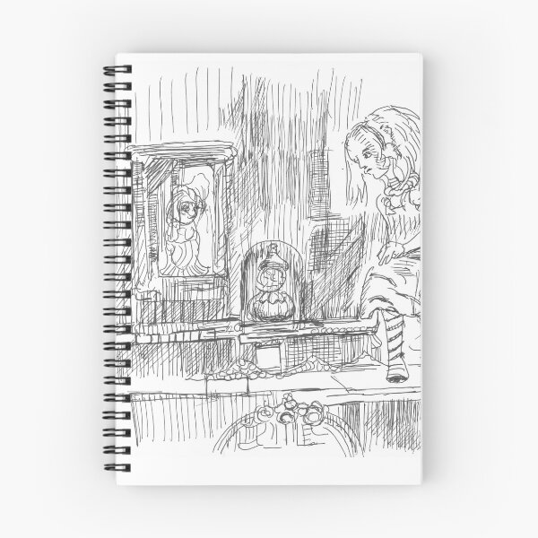 Item preview, Alice Going Through the Mantle Mirror,  TeresaTown at Redbubble, 2020 designed and sold by Mark Stansberry.