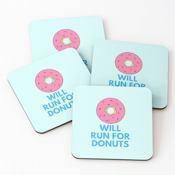 Item preview, Will Run For Donuts Blue  designed and sold by JessyDesigns.