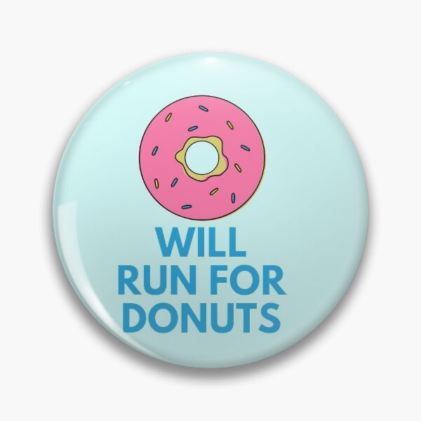Item preview, Will Run For Donuts Blue  designed and sold by JessyDesigns.
