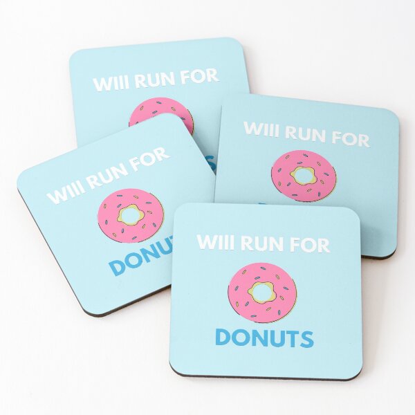 Item preview, Will Run For Donuts White designed and sold by JessyDesigns.