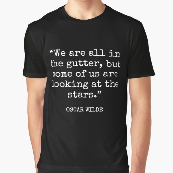 We are all in the gutter (Oscar Wilde Sticker) – Big Moods