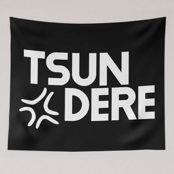 Item preview, Tsundere Sign Lettering with Angry Symbol Anime Otaku designed and sold by Crapt.