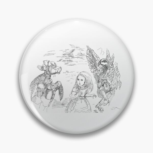 Item preview, Gryphon and Mock Turtle, Alice in Wonderland, TeresaTown at Redbubble, 2020 designed and sold by Mark Stansberry.