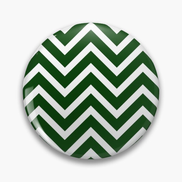 Item preview, Green and White  Zigzag Chevron Pattern designed and sold by Gsallicat.