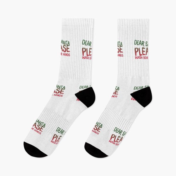 Item preview, Dear Santa Please Wash Your Hands designed and sold by PetitePeche.