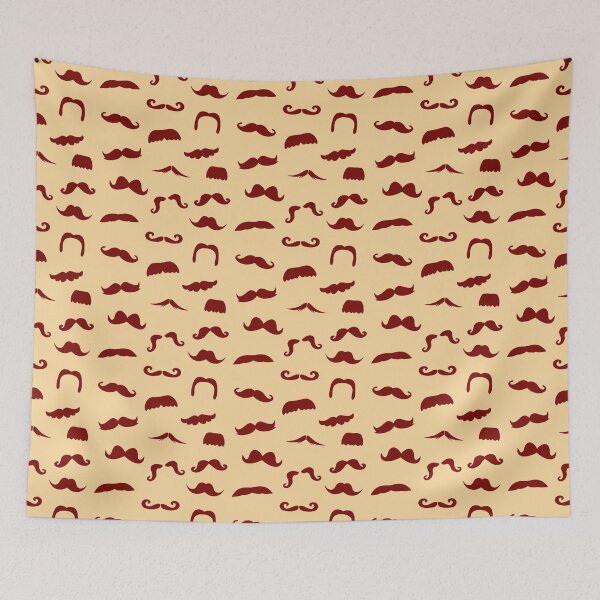 Aperçu de l'œuvre Motif de moustache créée et vendue par FriendsList.