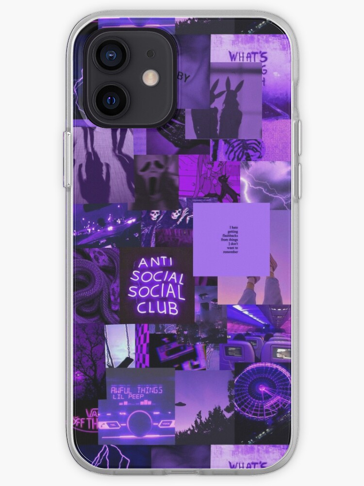 Purple Aesthetic Phone Case Iphone Case Cover By Designs By Lily Redbubble