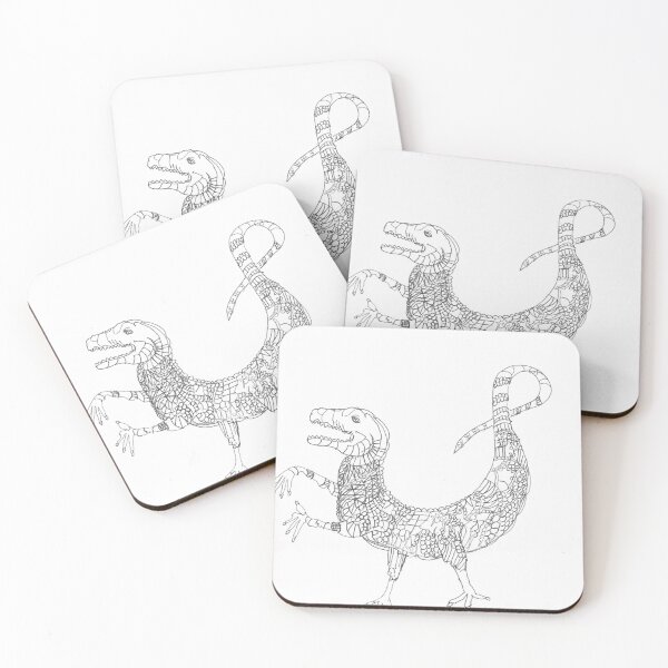 Item preview, Dinosaur on the Run, TeresaTown at Redbubble, 2020 designed and sold by Mark Stansberry.