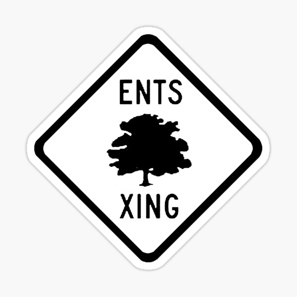 Item preview, Ents crossing Sign designed and sold by SignMyChestTees.