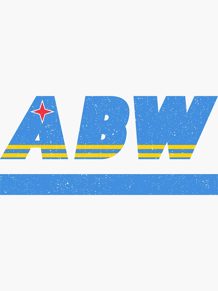 abw-aruba-caribbean-iso-code-3166-sticker-for-sale-by-ark66-redbubble