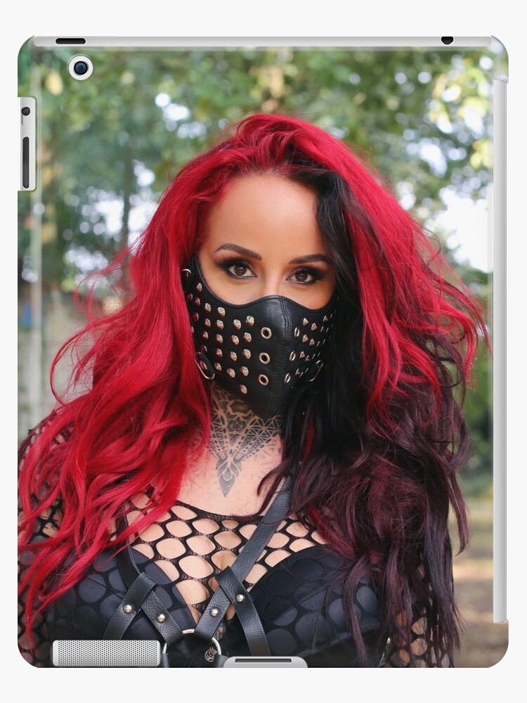 Analytiker Caroline erektion masked red head inked babe alt girl " iPad Case & Skin for Sale by Kelly  Odell | Redbubble
