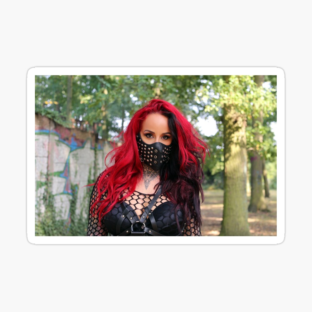 miste dig selv Genbruge Army masked red head inked babe alt girl " Poster for Sale by Kelly Odell |  Redbubble