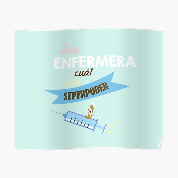 Frases Enfermeras Posters Redbubble