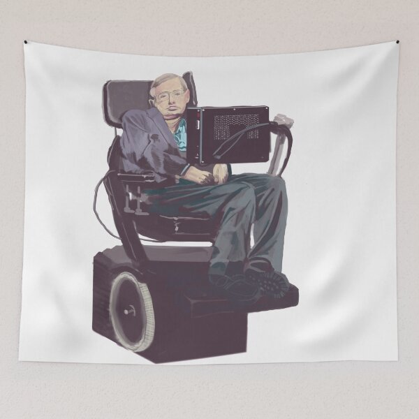 Item preview, Stephen Hawking designed and sold by A-Pale-Blue-Dot.