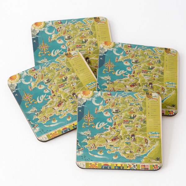 Item preview, retro Wales designed and sold by CorasPosters.