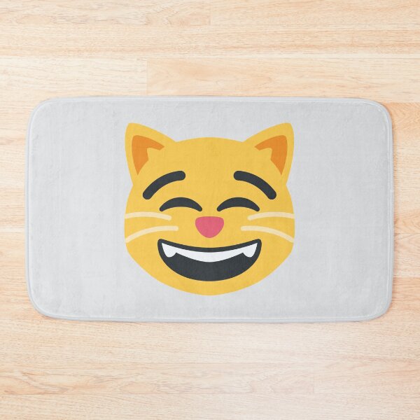 Item preview, Grinning Cat With Smiling Eyes designed and sold by Stitchmoji.