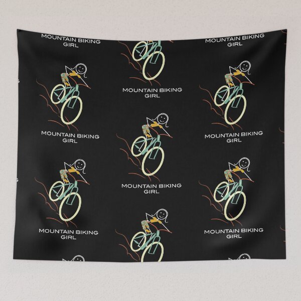 Item preview, Funny Womens Mountain Biking design designed and sold by whyitsme.