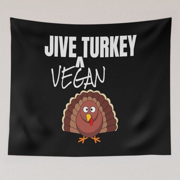 Item preview, Jive Vegan Turkey Veganism Vegan Themed T Shirt Merch designed and sold by PRINTS2HOT.