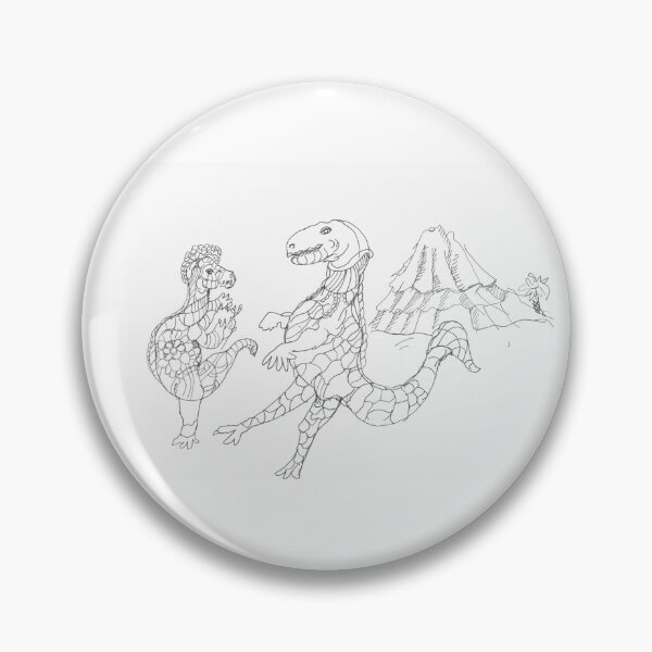 Item preview, Dancing Dinosaurs, TeresaTown at Redbubble, 2020 designed and sold by Mark Stansberry.