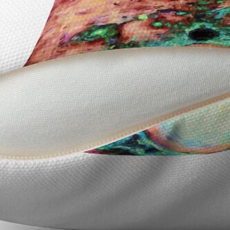 Alternate view of Burning Dust Throw Pillow
