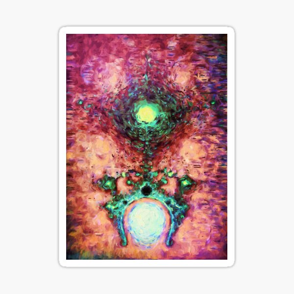 Burning Dust Sticker