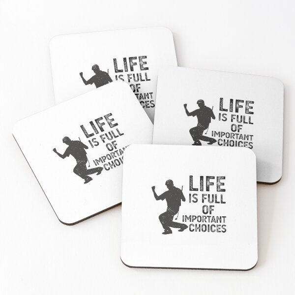 Item preview, life is full of important choices Funny Golf Gift designed and sold by CodingForTech.