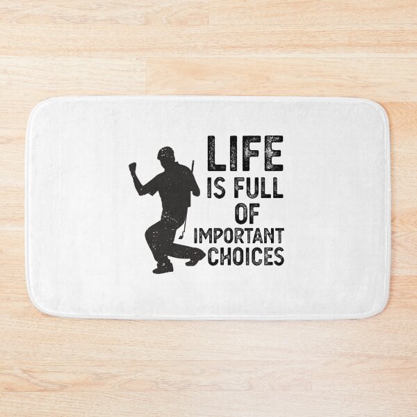 Item preview, life is full of important choices Funny Golf Gift designed and sold by CodingForTech.