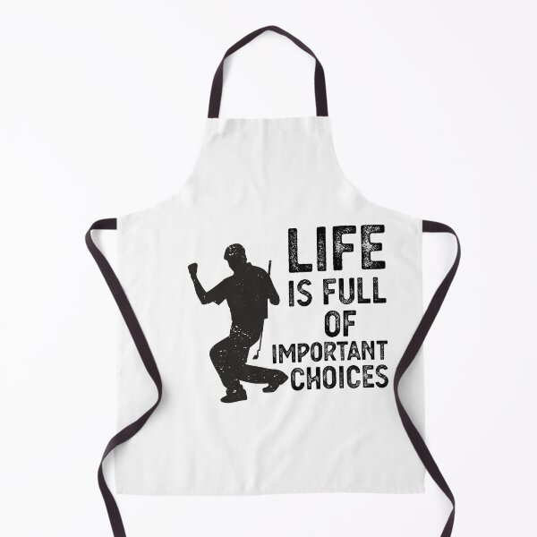Item preview, life is full of important choices Funny Golf Gift designed and sold by CodingForTech.