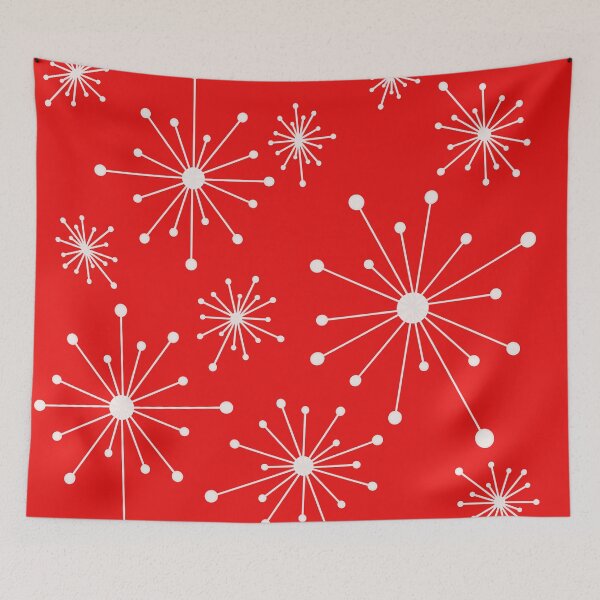 Item preview, retro mid century modern christmas design designed and sold by pauloneill-art.