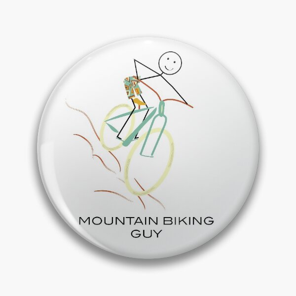 Item preview, Funny Mens Mountain Biking design designed and sold by whyitsme.