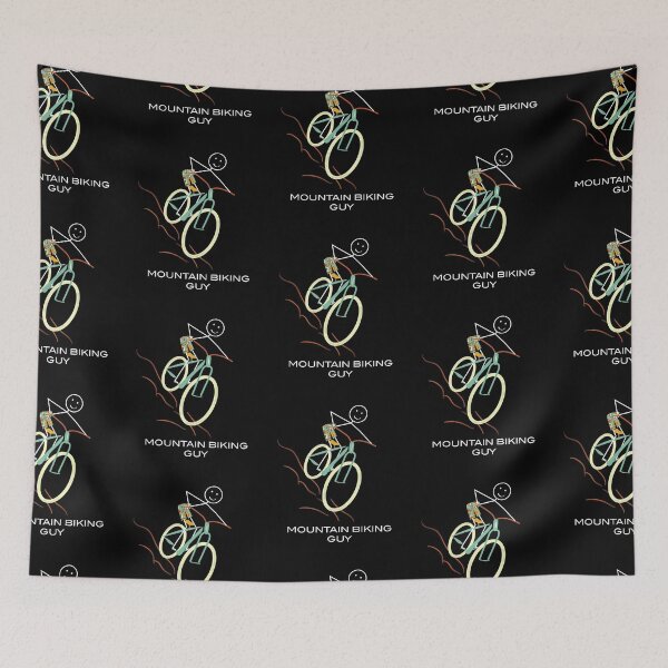 Item preview, Funny Mens Mountain Biking design designed and sold by whyitsme.