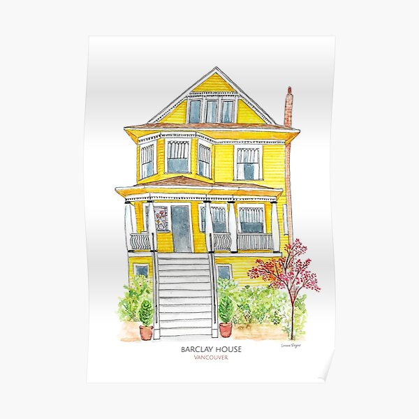 Barclay House Vancouver Poster