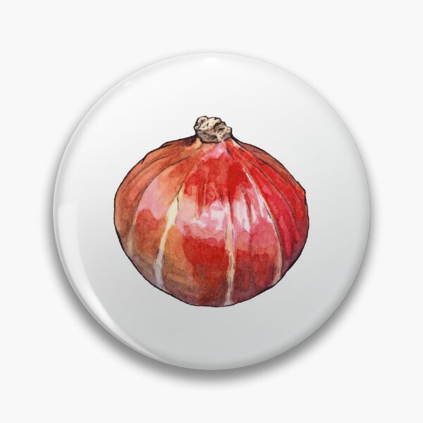 Item preview, Watercolor Red Kuri Squash designed and sold by AquarellChill.